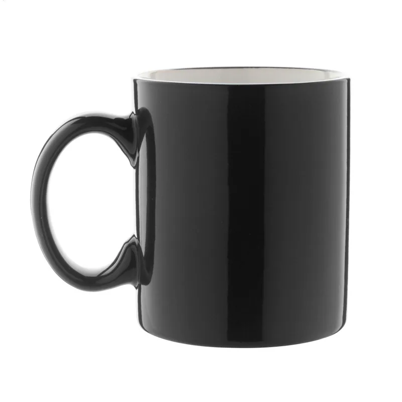 Χρωματιστή Κεραμική Κούπα 300ml σε χρώμα Μαύρο. Εταιρικά Διαφημιστικά Δώρα | PERFECT advertising