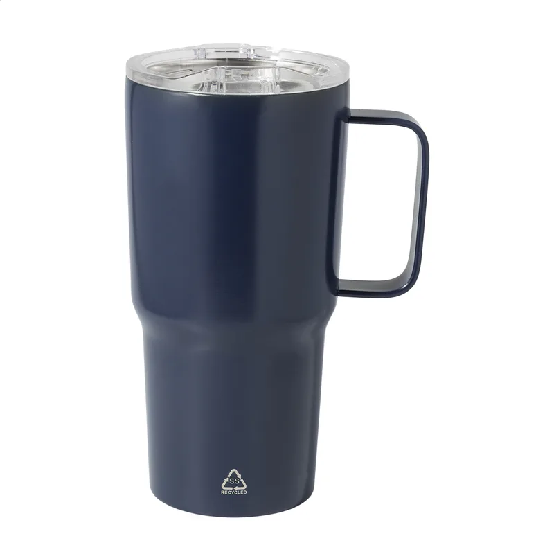 Θερμική Κούπα Ανοξείδωτου Χάλυβα 600 ml σε χρώμα Σκούρο Μπλε. Εταιρικά Διαφημιστικά Δώρα | PERFECT advertising