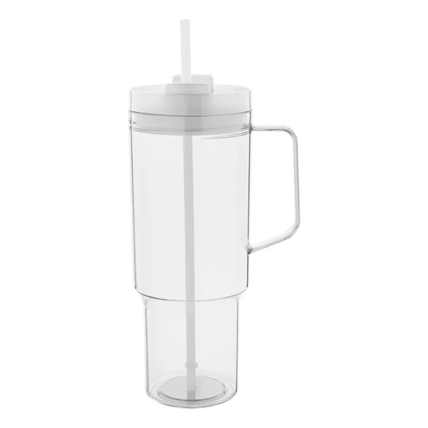 Εκτύπωση σε Κούπα Ταξιδιού RPET 1200ml με Καπάκι και Καλαμάκι PP. Εταιρικά Διαφημιστικά Δώρα | PERFECT advertising