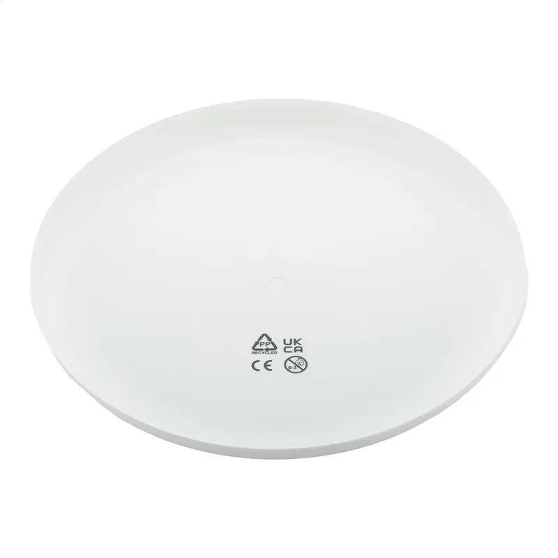 Λεπτομέρεια Επίπεδης Επιφάνειας Frisbee RPP. Εκτύπωση Λογοτύπου σε Διαφημιστικά Είδη | PERFECT advertising