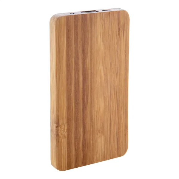 Power Bank Bamboo με Τύπωμα Λογοτύπου. Εταιρικά Διαφημιστικά Δώρα | PERFECT advertising