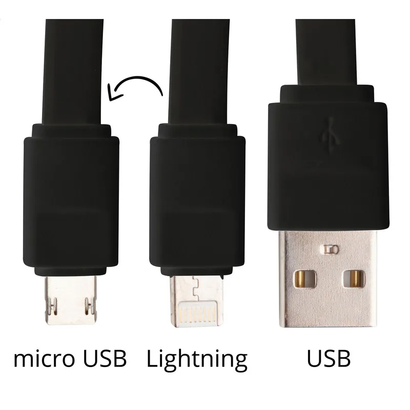 Λεπτομέρεια Υποδοχής Micro USB και Lightning. Προϊόντα Προβολής με Εκτύπωση Λογοτύπου | PERFECT advertising