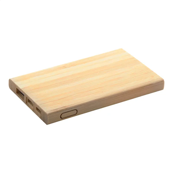 Τύπωμα σε Power Bank Bamboo USB 4000 mAh. Εταιρικά Διαφημιστικά Δώρα με Λογότυπο | PERFECT advertising