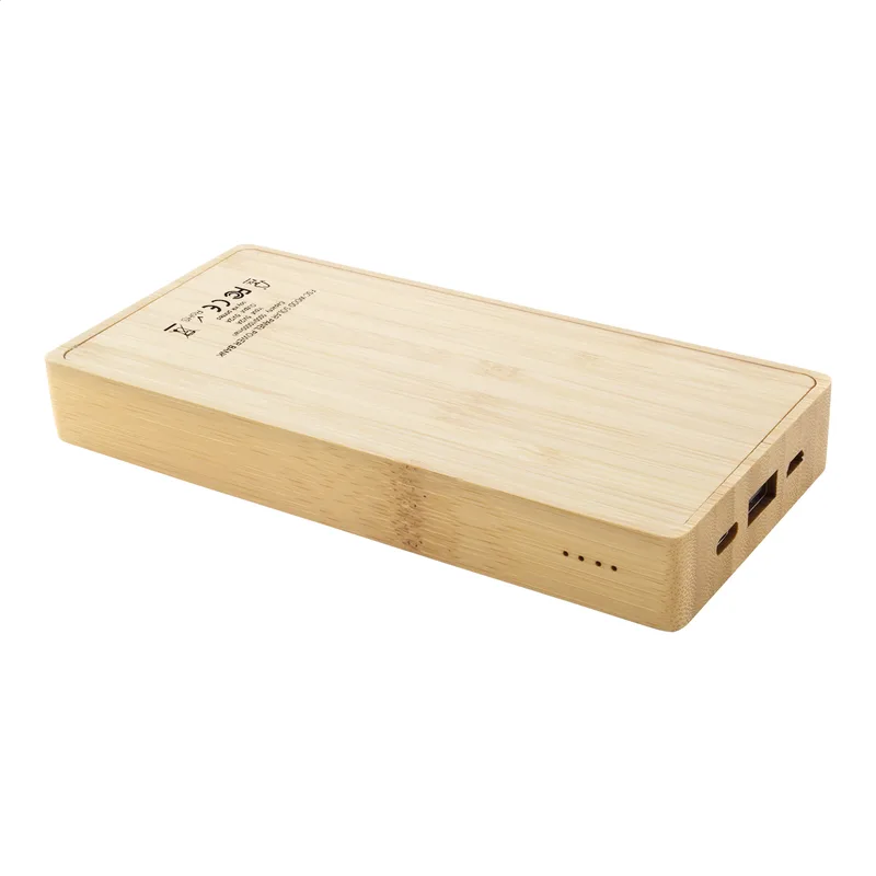 Power Bank Bamboo Λεπτομέρεια Ηλιακού Πάνελ. Εκτύπωση Λογοτύπου σε Οικολογικά Εταιρικά Δώρα | PERFECT advertising