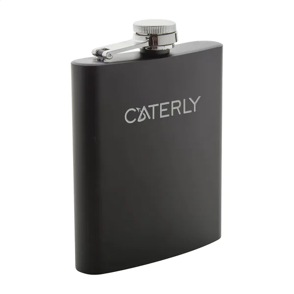 Φλασκί Ισχίου με Τύπωμα από Ανοξείδωτο Ατσάλι 200 ml. Εταιρικά Διαφημιστικά Δώρα με Λογότυπο | PERFECT advertising