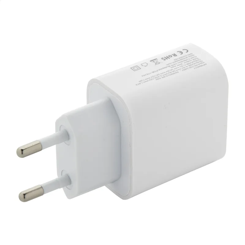 Φορτιστής Τοίχου USB RABS σε Χρωματικές Παραλλαγές. Τύπωμα Λογοτύπου σε Εταιρικά Αξεσουάρ | PERFECT advertising