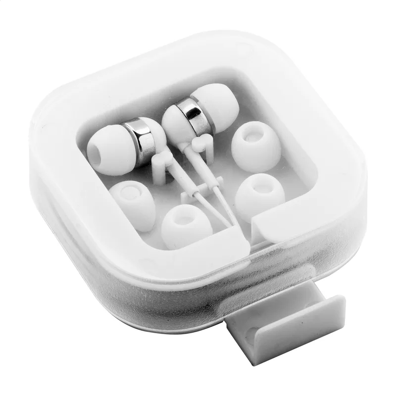Ακουστικά USB-C με 3 Ζεύγη Ακουστικών σε Πλαστική Θήκη. Εκτύπωση Λογοτύπου σε Διαφημιστικά Ακουστικά | PERFECT advertising