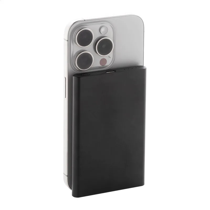 Power Bank Αλουμίνιο με Αυτοκόλλητο Μεταλλικό Δακτύλιο. Διαφημιστικά Δώρα με Τύπωμα | PERFECT advertising