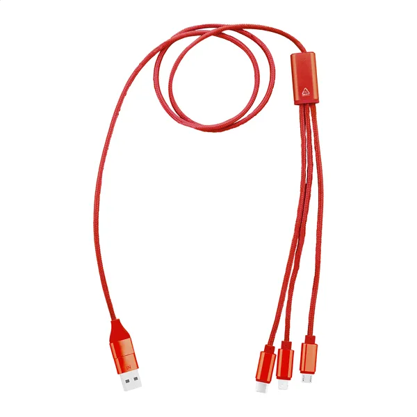 Τυπωμένο Καλώδιο Φορτιστή USB από Ανακυκλωμένο Αλουμίνιο και RPET. Εταιρικά Προωθητικά Δώρα | PERFECT advertising