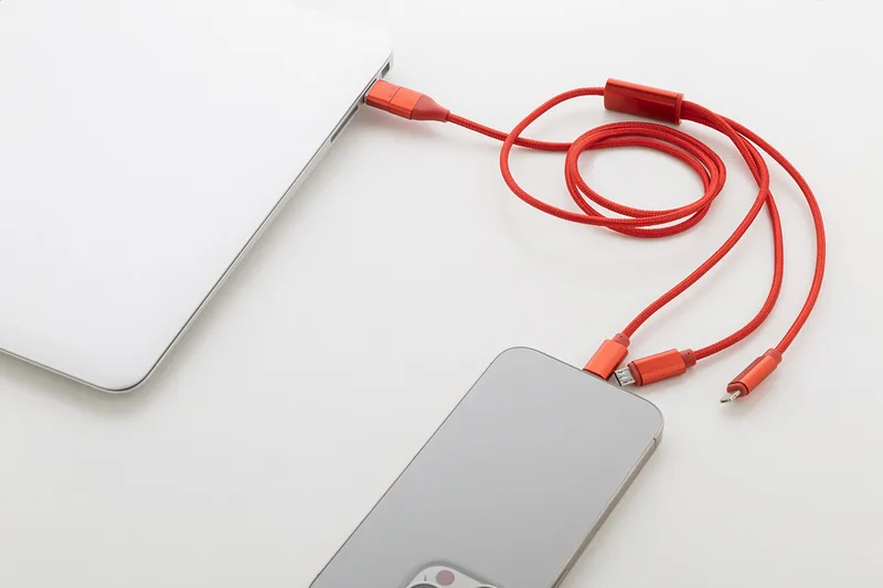 Τυπωμένο Καλώδιο Φορτιστή USB Μήκους 100 cm. Οικολογικό Προωθητικό Αξεσουάρ με Εκτύπωση | PERFECT advertising