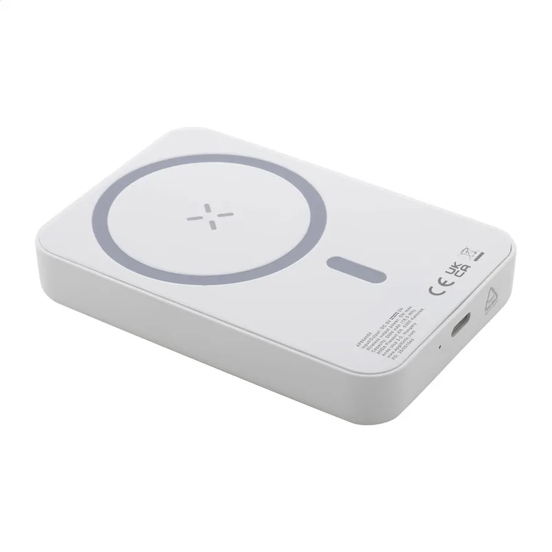 Power Bank RABS Τυπωμένο από Ανακυκλωμένο ABS. Εταιρικά Διαφημιστικά Δώρα Τεχνολογίας | PERFECT advertising