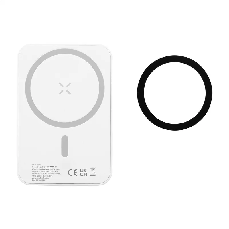 Power Bank RABS με Μαγνητικό Ασύρματο Φορτιστή 5W. Εκτύπωση Λογοτύπου σε Προϊόντα Τεχνολογίας | PERFECT advertising