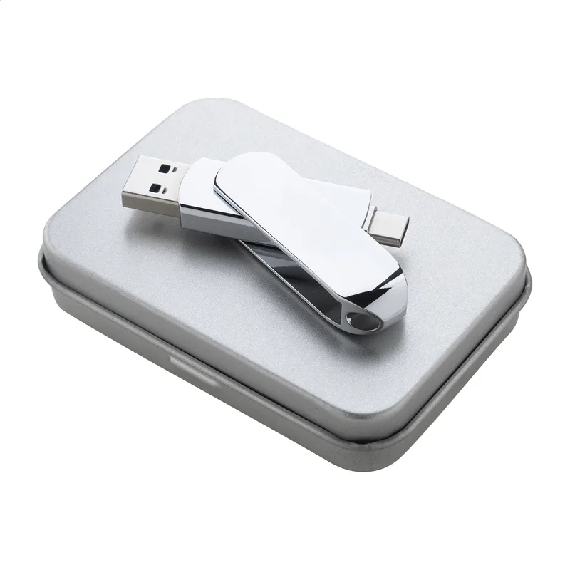 USB Flash Drive OTG με Διαφήμιση σε Μεταλλικό Περίβλημα. Εταιρικά Διαφημιστικά Δώρα Τεχνολογίας | PERFECT advertising