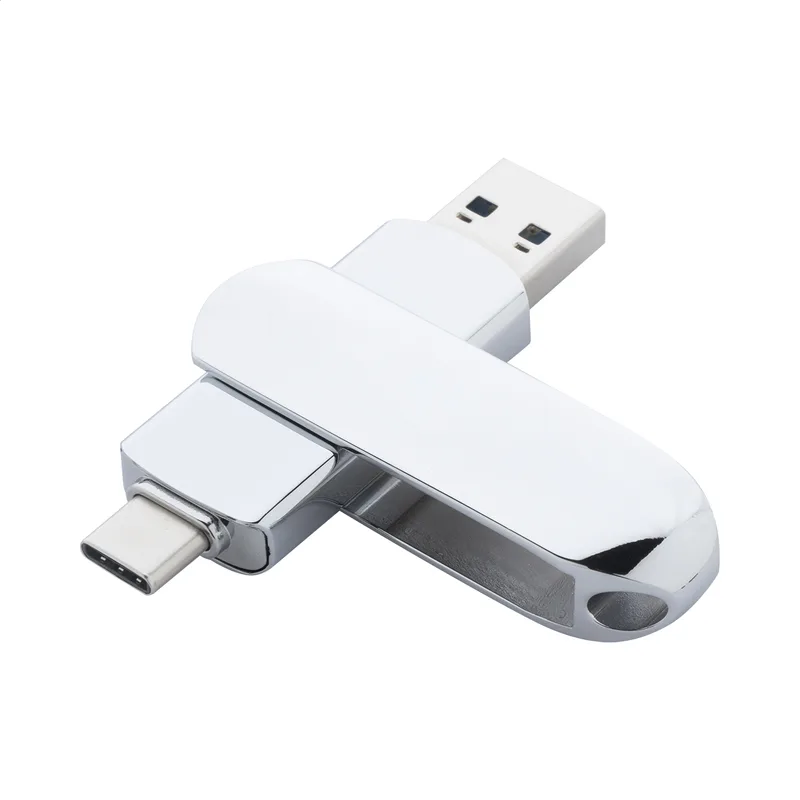 USB Flash Drive OTG Ανοιχτό — Διπλή Σύνδεση USB και USB-C. Προωθητικά Είδη Τεχνολογίας | PERFECT advertising