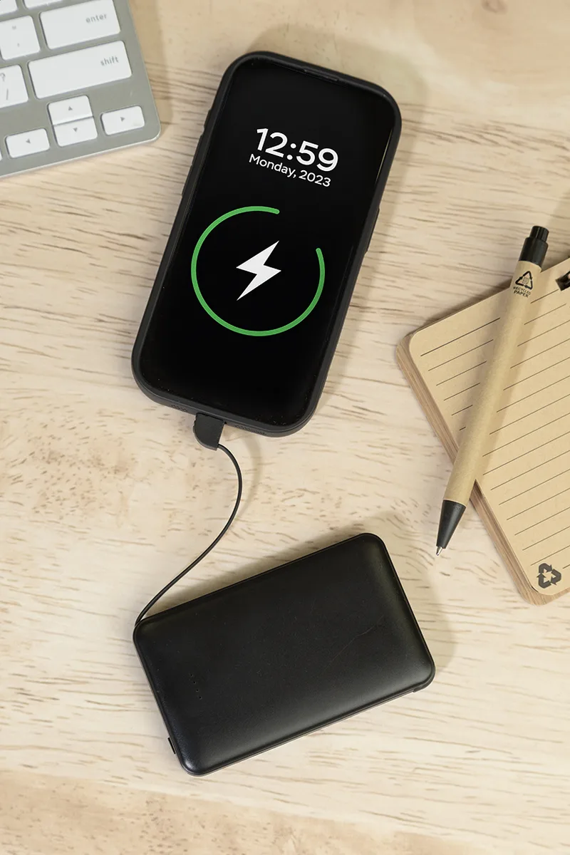 Power Bank RABS 5000 mAh με Ανακυκλωμένο ABS. Οικολογικά Εταιρικά Δώρα με Λογότυπο | PERFECT advertising