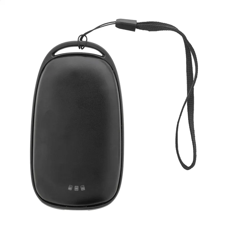Power Bank Θερμαντήρας Χεριών με Εκτύπωση Λογοτύπου. Λεπτομέρεια Θυρών USB και USB-C — Προϊόντα Προβολής | PERFECT advertising