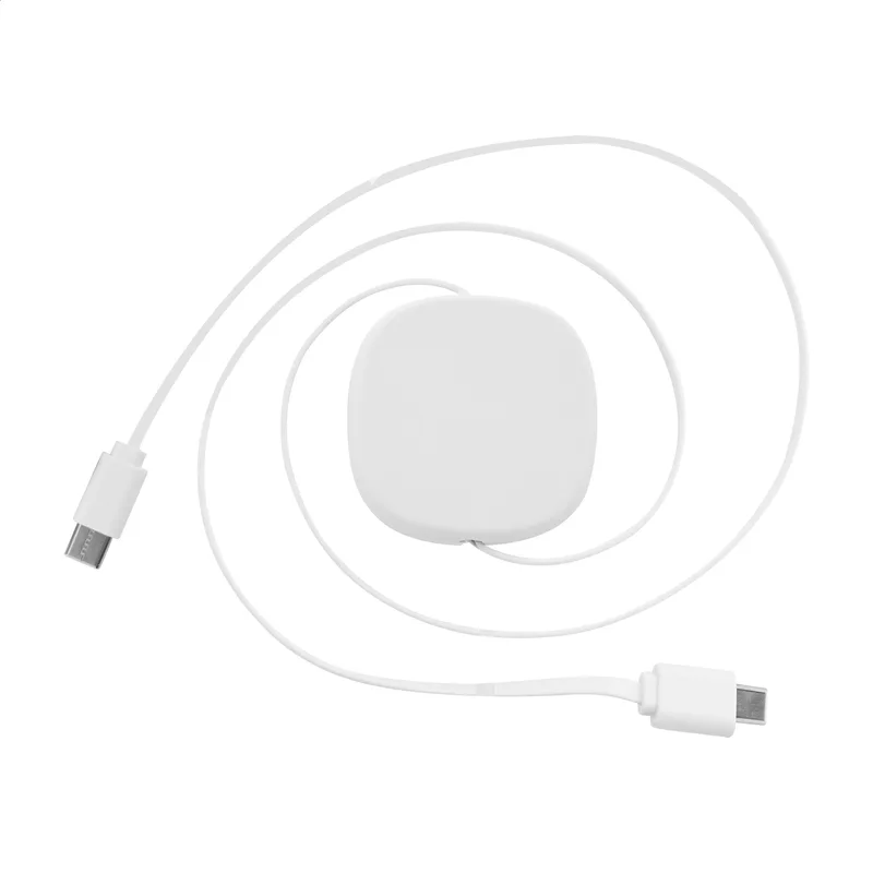 Καλώδιο Φορτιστή USB-C 60W από Ανακυκλωμένο ABS. Εταιρικά Οικολογικά Δώρα Προβολής | PERFECT advertising
