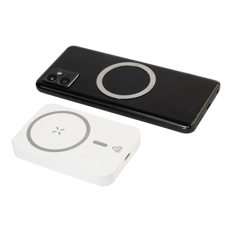 Power Bank RABS Ανακυκλωμένο με Αυτοκόλλητο Δακτύλιο. Εταιρικά Δώρα Τεχνολογίας | PERFECT advertising