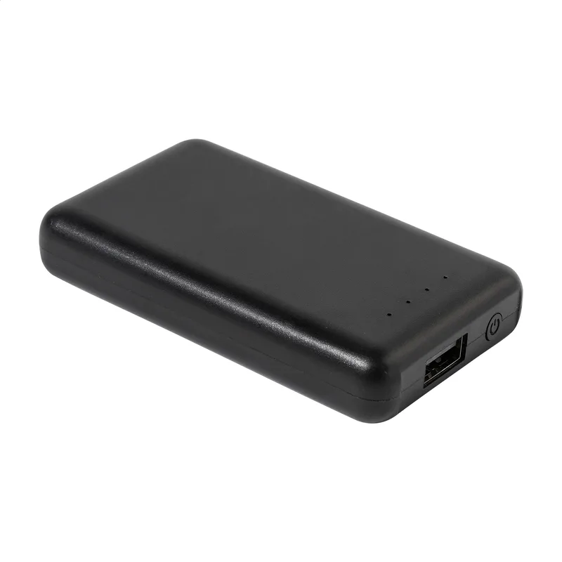Power Bank RABS σε χρώμα Μαύρο. Εταιρικά Διαφημιστικά Δώρα | PERFECT advertising