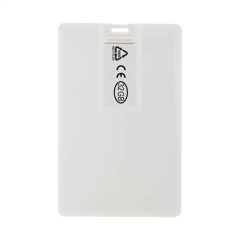 USB Flash Drive RABS με Τύπωμα σε Σχήμα Πιστωτικής Κάρτας. Εταιρικά Διαφημιστικά Δώρα από Ανακυκλωμένο ABS | PERFECT advertising