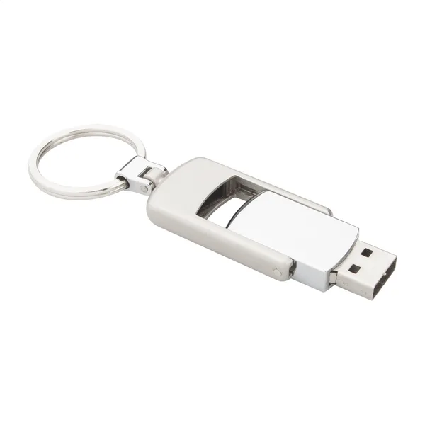 USB Flash Drive Τύπωμα Λογοτύπου Μεταλλικό Αναδιπλούμενο με Μπρελόκ. Εταιρικά Διαφημιστικά Δώρα | PERFECT advertising