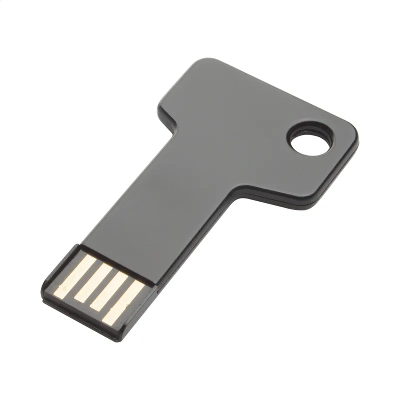 USB Flash Drive σε Σχήμα Κλειδιού σε χρώμα Μαύρο. Εταιρικά Διαφημιστικά Δώρα | PERFECT advertising
