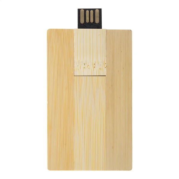 USB Flash Drive με Λογότυπο από Μπαμπού σε Σχήμα Πιστωτικής Κάρτας. Διαφημιστικά Εταιρικά Δώρα | PERFECT advertising