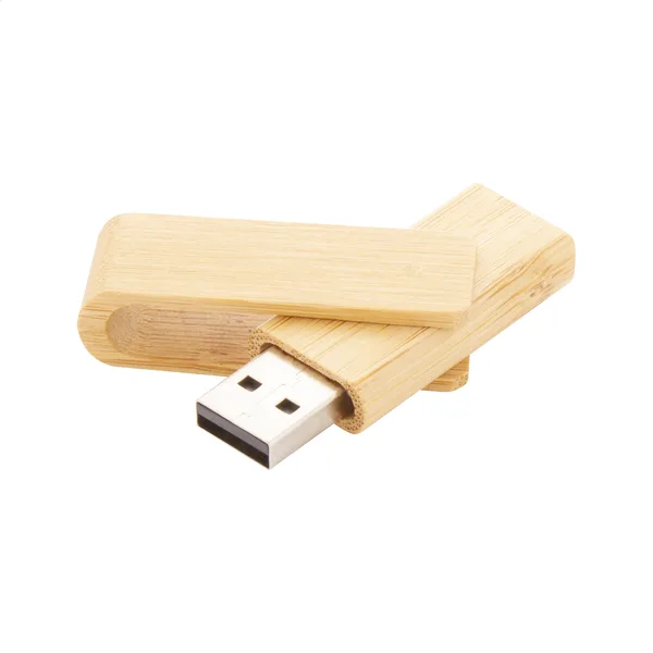 Διαφημιστικό USB Flash Drive Μπαμπού Twist με Λογότυπο. Εταιρικά Διαφημιστικά Δώρα | PERFECT advertising