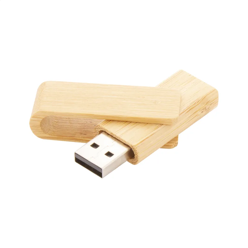 Διαφημιστικό USB Flash Drive Μπαμπού Twist με Λογότυπο. Εταιρικά Διαφημιστικά Δώρα | PERFECT advertising