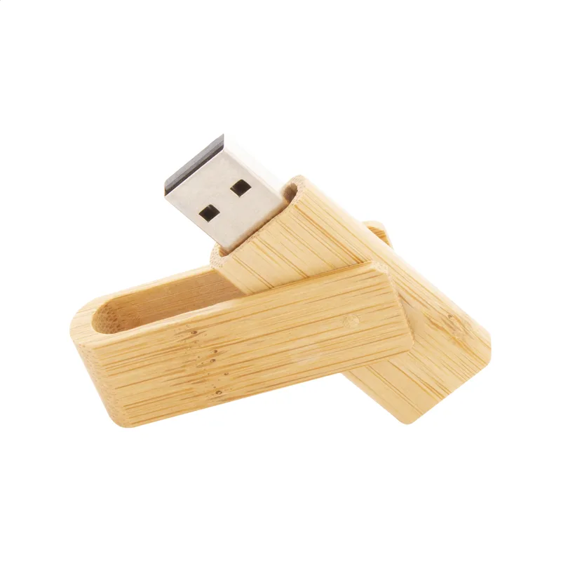 USB Flash Drive από Μπαμπού σε Κουτί Kraft. Προϊόντα Προβολής με Εκτύπωση Λογοτύπου | PERFECT advertising